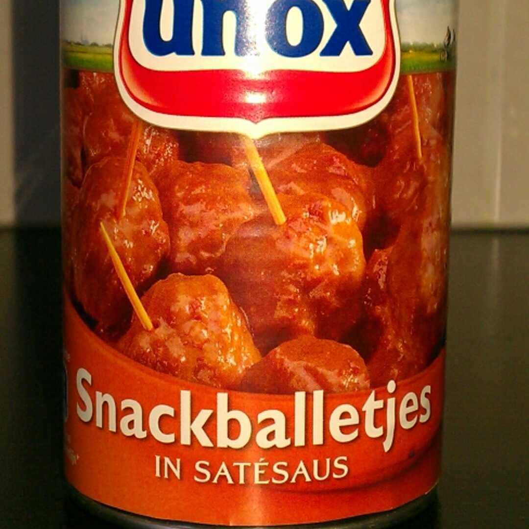 Unox Snackballetjes in Satésaus