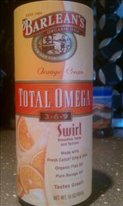 Barlean's Total Omega Orange Cream