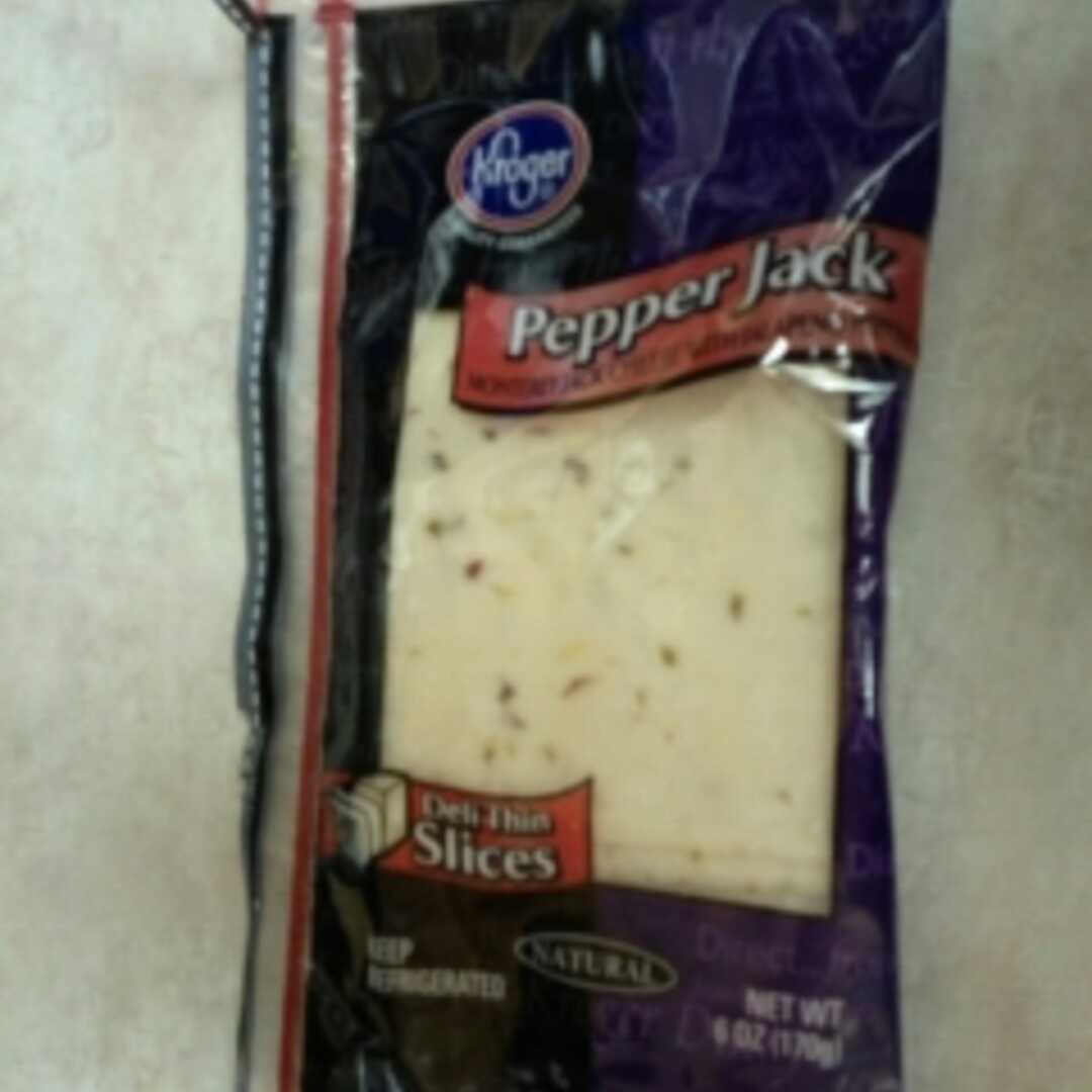 Kroger Deli Thin Sliced Pepper Jack Cheese
