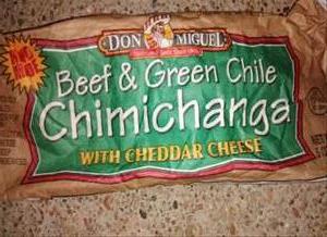 Don Miguel Beef & Green Chile Chimichanga