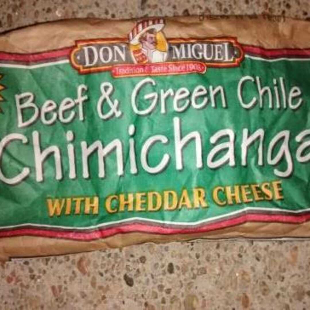 Don Miguel Beef & Green Chile Chimichanga