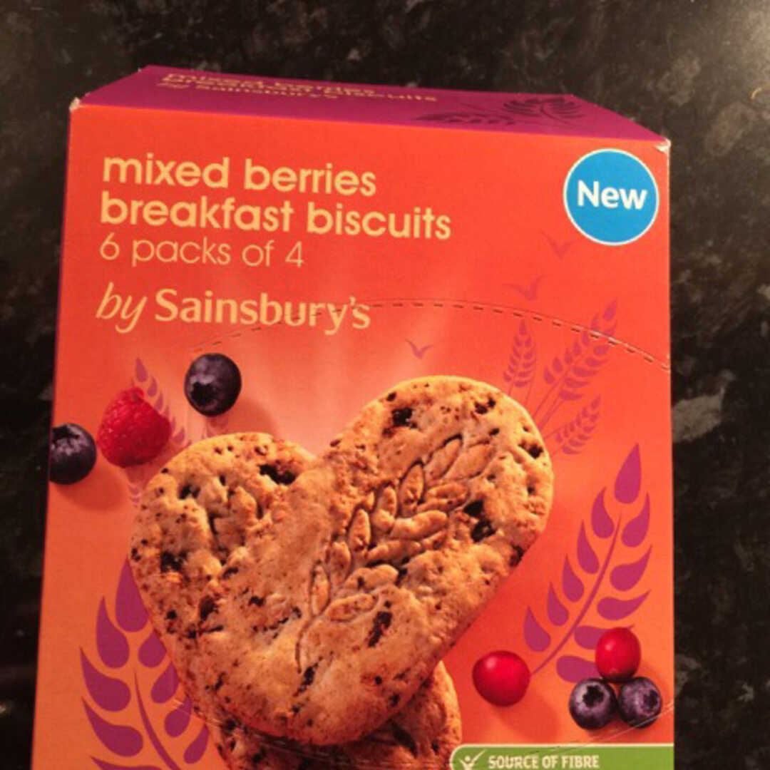 By Sainsbury's Mixed Berries Breakfast Biscuits