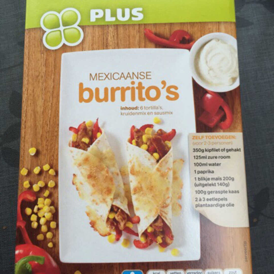 Plus Mexicaanse Burrito's