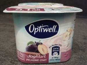 Optiwell Joghurt Pflaume-Zimt