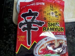 Nong Shim Gourmet Spicy Shin Ramyun Noodle Soup