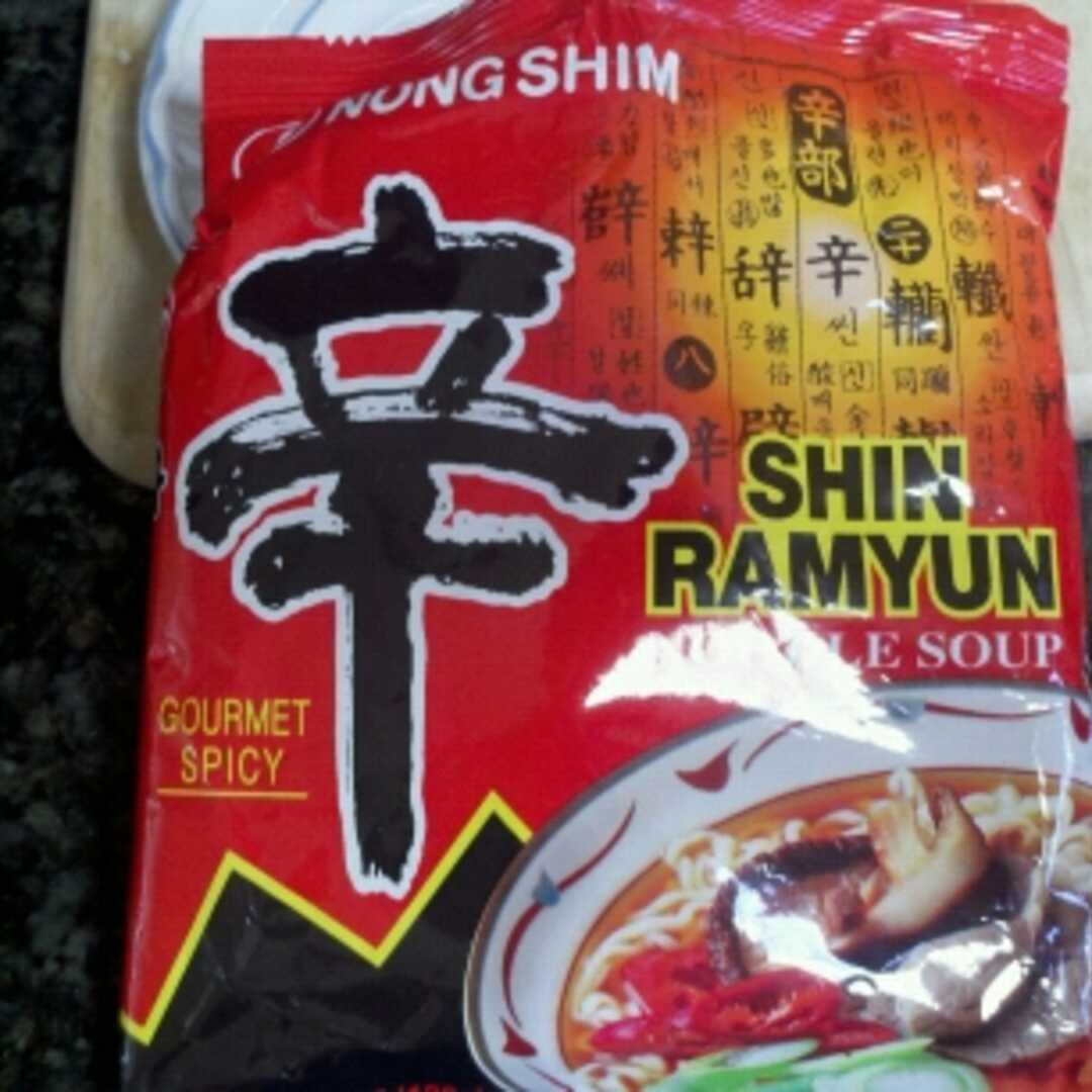 Nong Shim Gourmet Spicy Shin Ramyun Noodle Soup