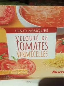 Auchan Velouté de Tomates Vermicelles