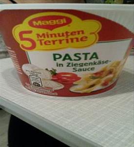 Maggi 5 Minuten Terrine Pasta in Ziegenkäse-Sauce