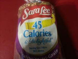 Sara Lee 45 Calories & Delightful Wheat Bread