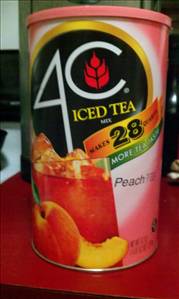 4C Natural Peach Iced Tea Mix