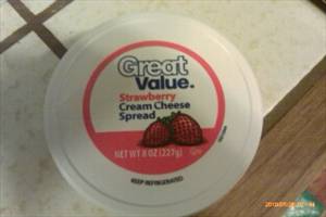 Great Value Strawberry Cream Cheese Spread