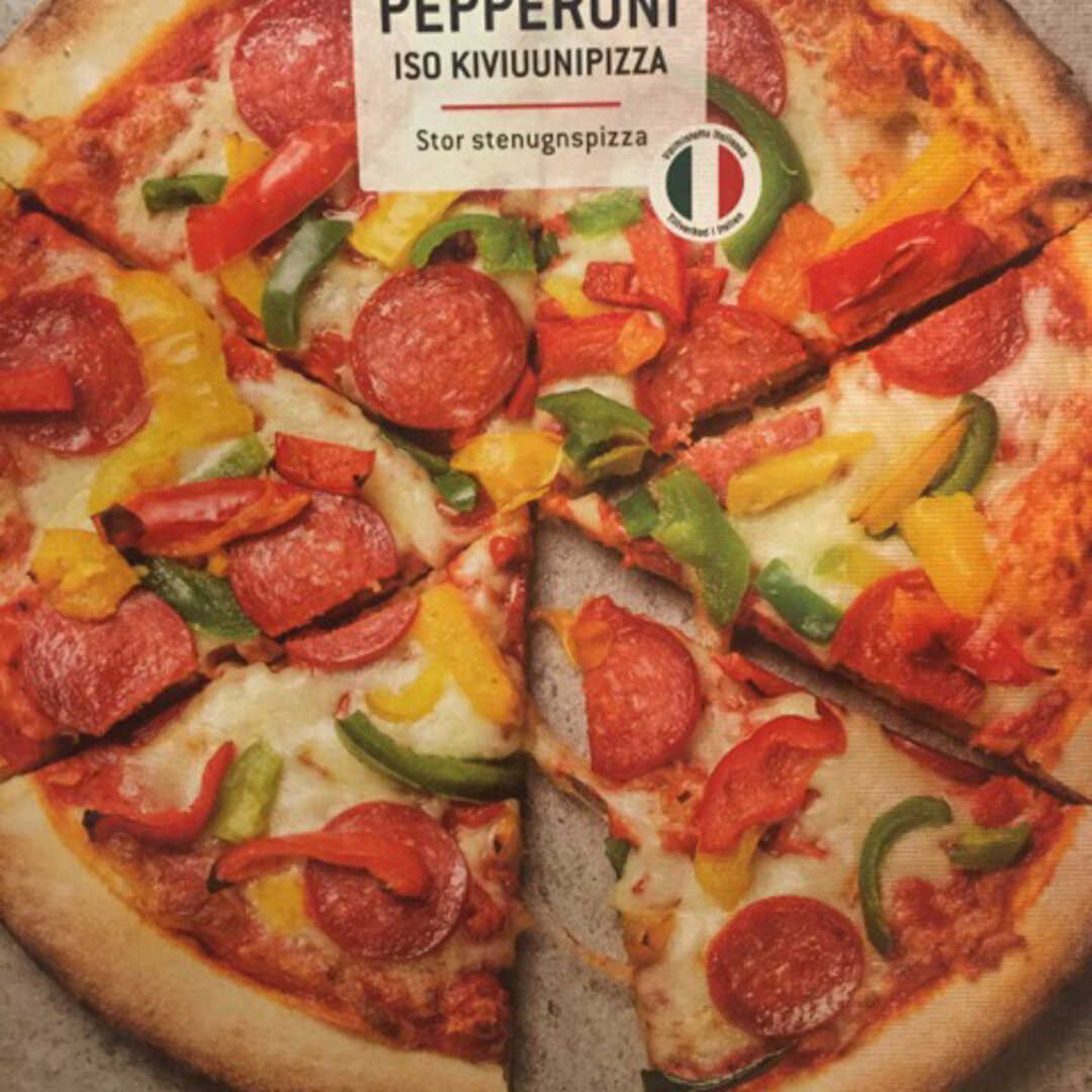 Pirkka Pepperoni Iso Kiviuunipizza