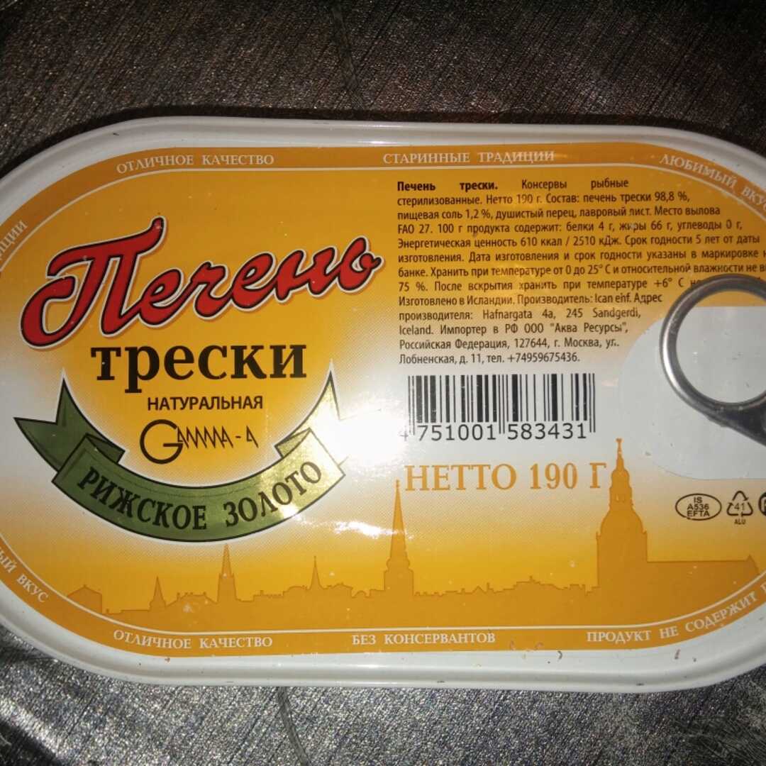 Треска калории на 100 грамм. Печень трески калорийность на 100 грамм. Печень трески калории. Печень трески Рига Голд. Печень трески ккал.