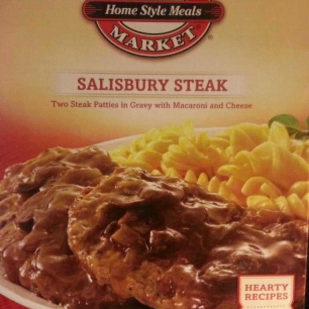 Boston Market Salisbury Steak with Mac & Cheese