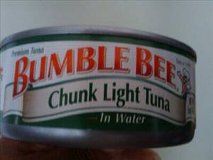Light Tuna Fish (Drained Solids In Water, Canned)