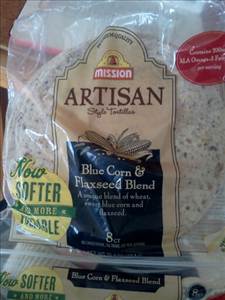 Mission Artisan Style Tortillas - Flaxseed & Blue Corn Blend