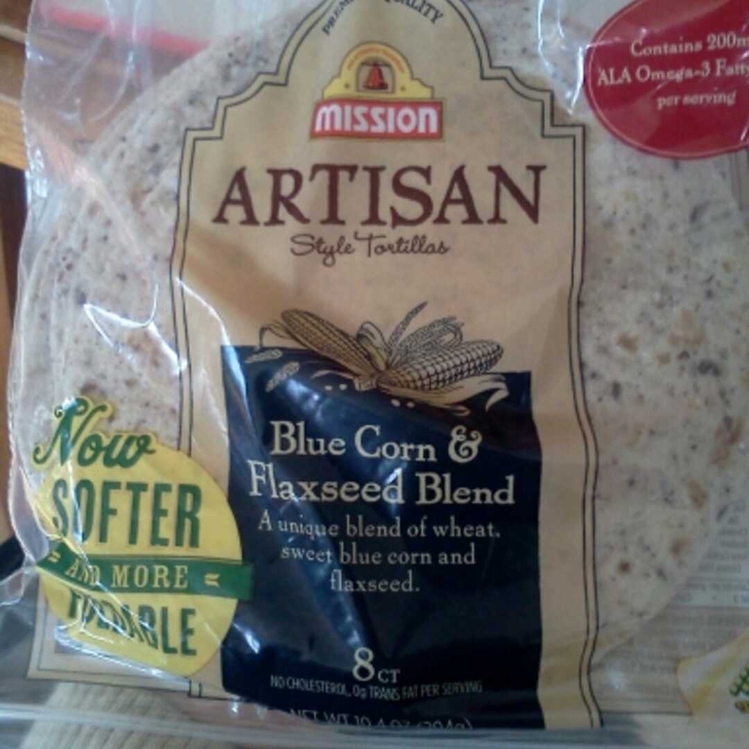 Mission Artisan Style Tortillas - Flaxseed & Blue Corn Blend