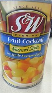 S&W Natural Style Fruit Cocktail in Lightly Sweetened Juice