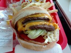 In-N-Out Double-Double with Onion