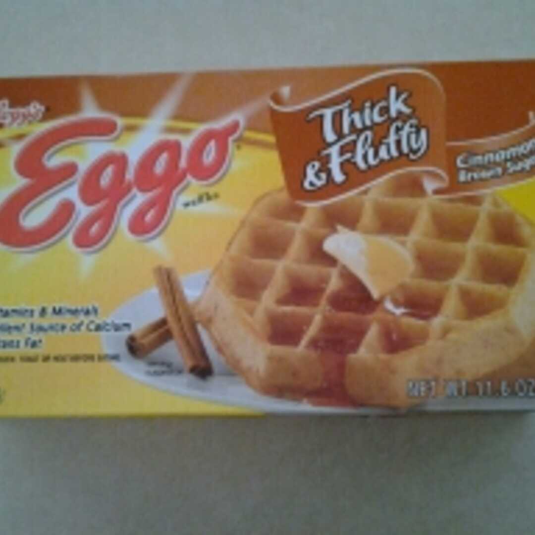 Eggo Thick & Fluffy Waffles - Cinnamon Brown Sugar