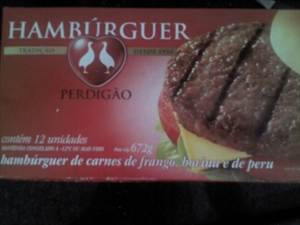 Perdigão Hambúrguer de Carnes de Frango, Bovina e de Peru