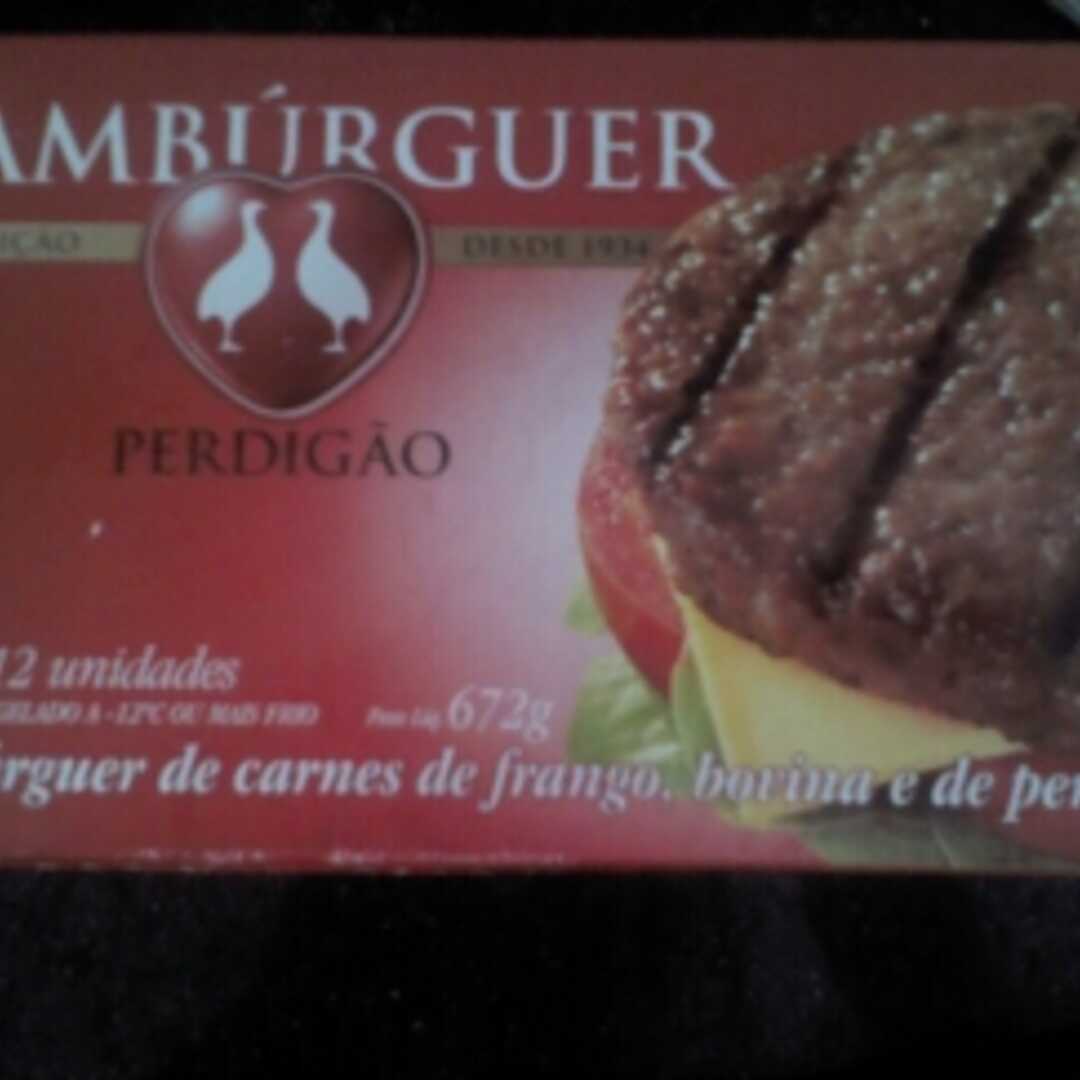 Perdigão Hambúrguer de Carnes de Frango, Bovina e de Peru