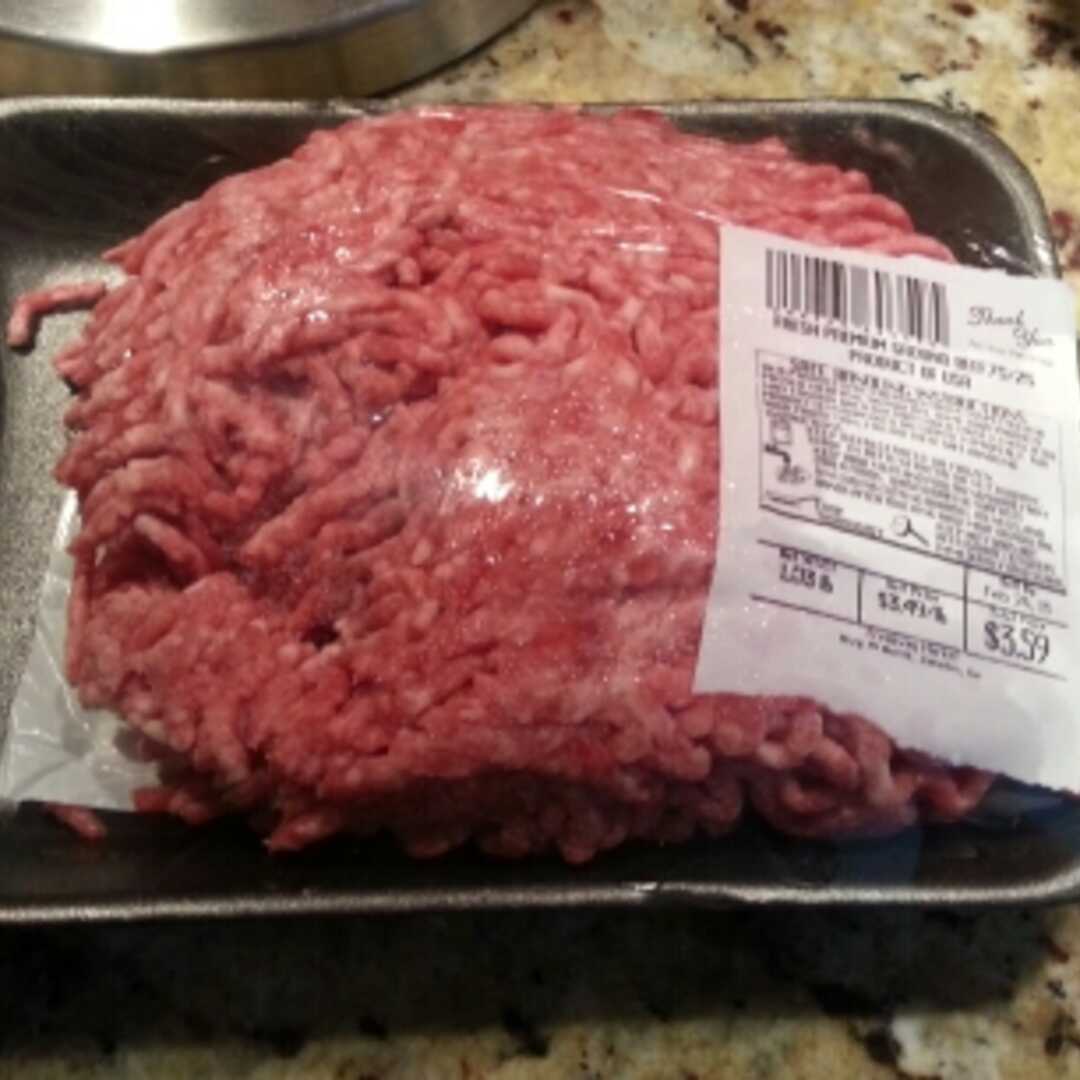 Calories in 1 lb of Ground Beef (80% Lean / 20% Fat) and Nutrition