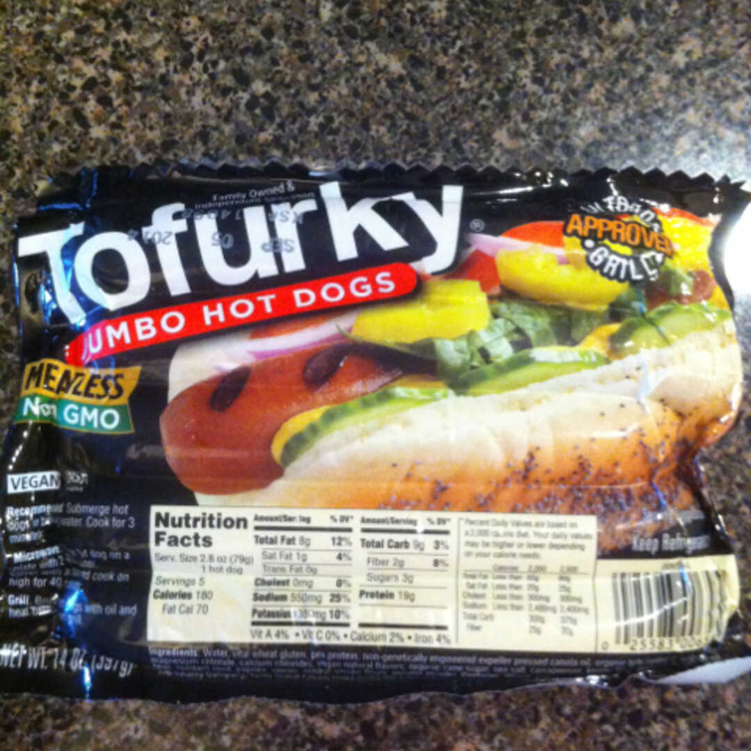 Tofurky Jumbo Hot Dogs