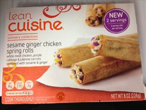 Lean Cuisine Culinary Collection Sesame Ginger Chicken Spring Rolls