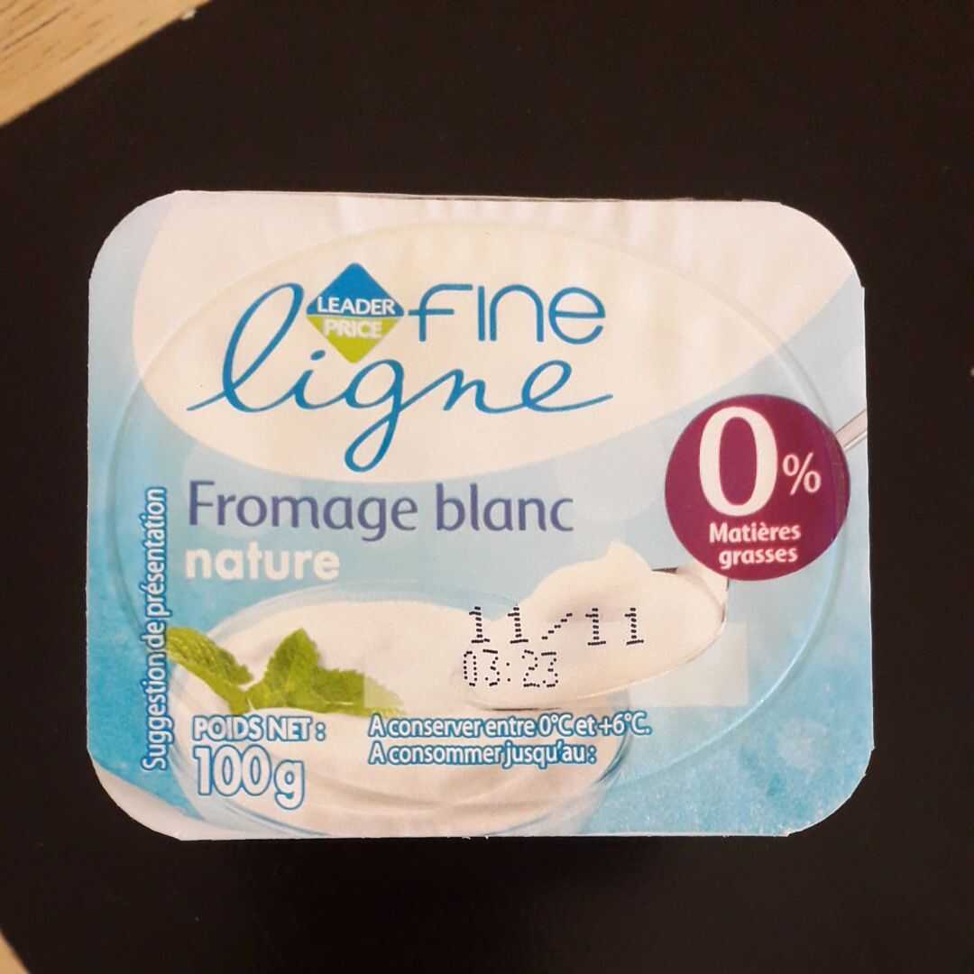 Leader Price Fromage Blanc 0%