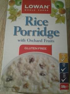 Lowan Whole Foods Rice Porridge with Orchard Fruits