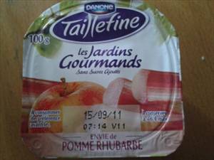 Taillefine Compote Pomme Rhubarbe
