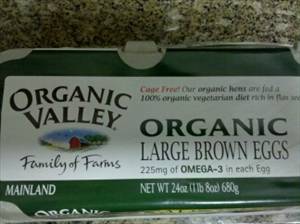 Organic Valley Omega-3 Large Brown Eggs