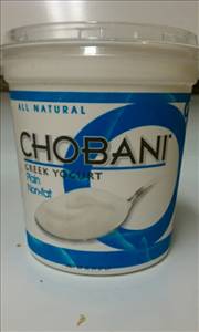 Chobani Nonfat Plain Greek Yogurt (170g)