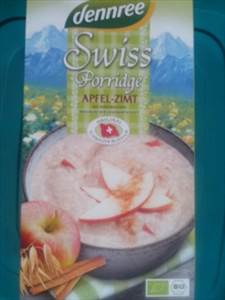 Dennree Swiss Porridge Apfel-Zimt