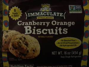 Immaculate Baking Co. Cranberry Orange Biscuits
