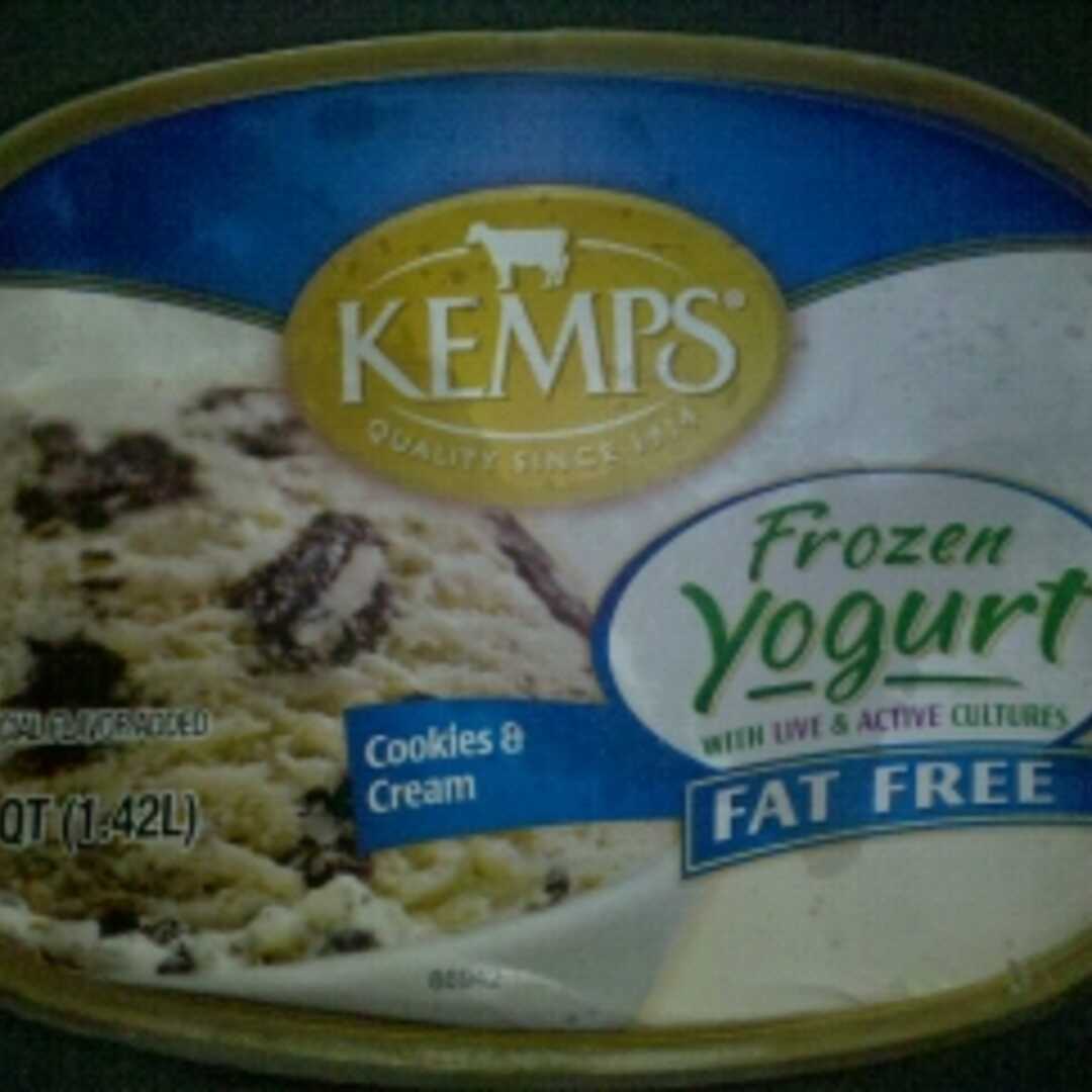 Kemps Fat Free Cookies & Cream Frozen Yogurt