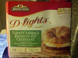 Jimmy Dean D-Lights Turkey Sausage Croissant