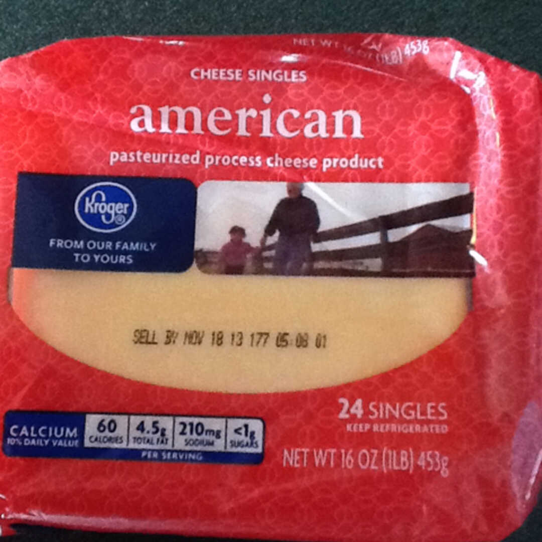Kroger American Cheese Singles (19g)