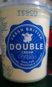 Tesco Double Cream