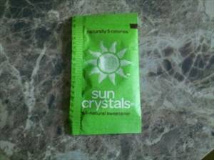 Sun Crystals All-Natural Sweetener Packets