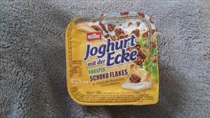 Müller Joghurt mit der Ecke Knusper Schoko Flakes & Joghurt Bananen Geschmack