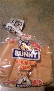 Bunny Bread Hot Dog Buns