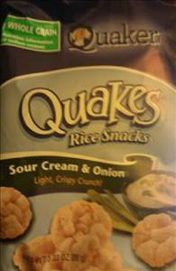 Quaker Quakes Rice Cakes - Sour Cream and Onion