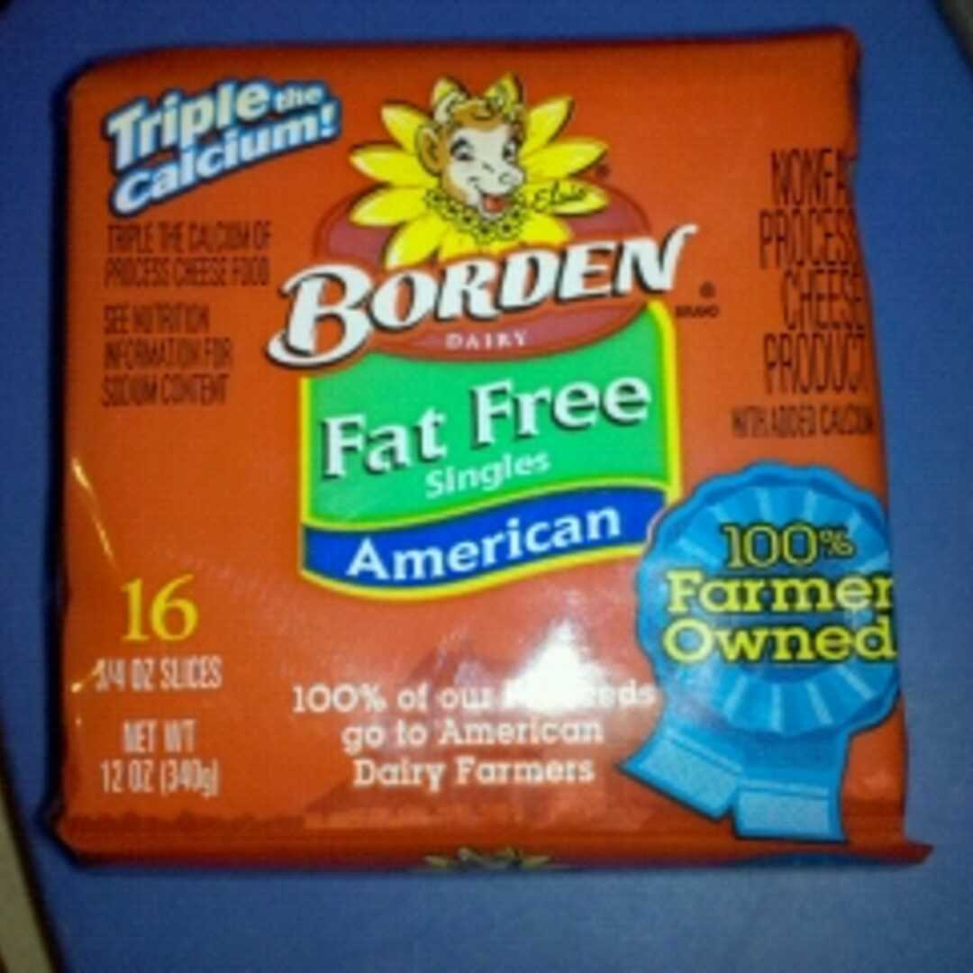 Borden Fat Free American Cheese Singles
