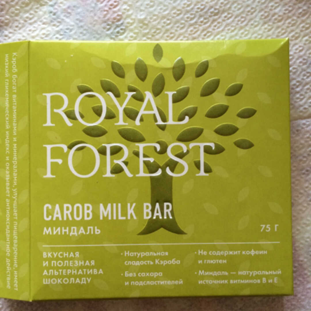 Royal Forest Carob Milk Bar Миндаль