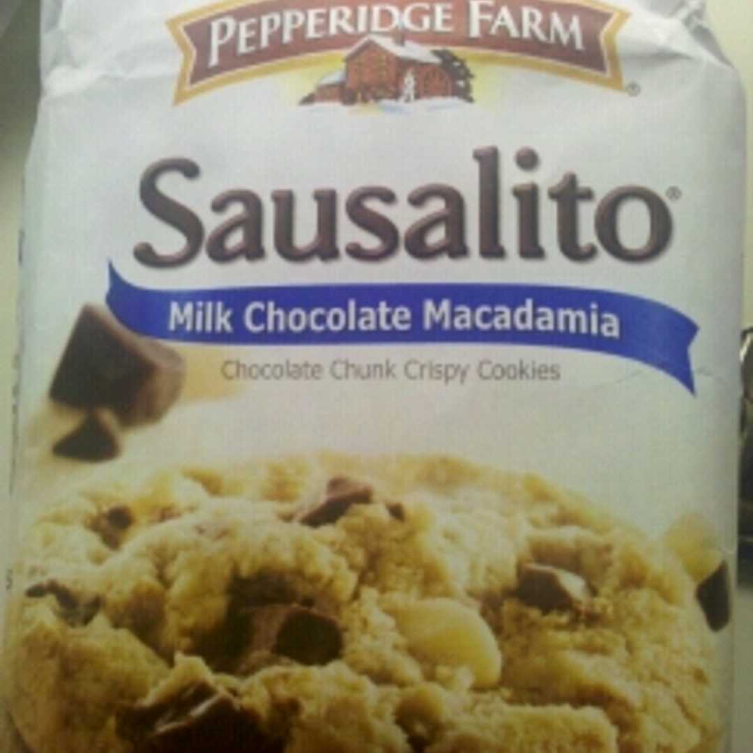 Pepperidge Farm Crispy Sausalito Milk Chocolate Chunk Macadamia Nut Cookies