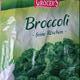 Green Grocer's Brokkoli, Tiefgefroren