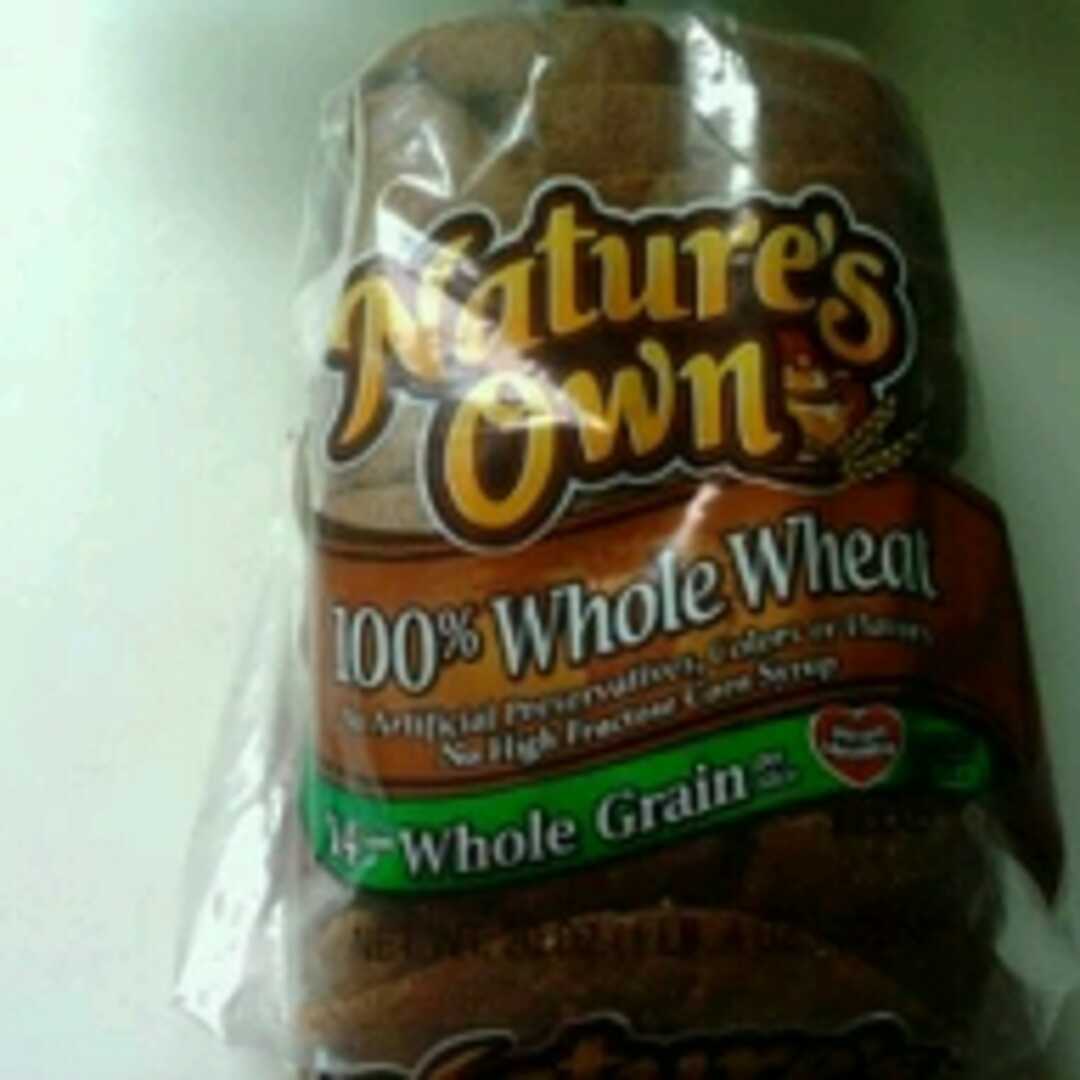 Nature's Own 100% Whole Wheat Bread