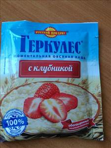 Русский продукт Геркулес с Клубникой